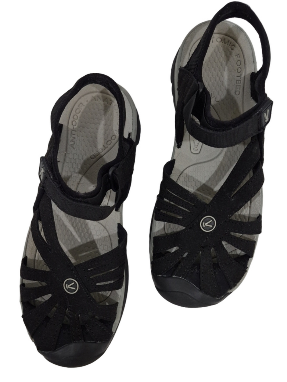 KEEN Women's Rose Sandals Black Multi-Sport Hiking Water Shoes Size 8.5